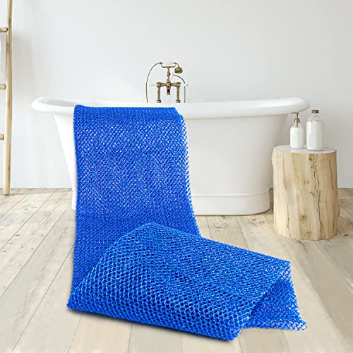 TUZIER African Exfoliating Net Sponge 3-Pack Long Body Scrubber