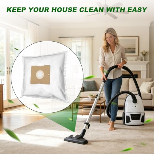 8-Pack Type Z Vacuum Bags for Riccar & Simplicity Canister Vacuums