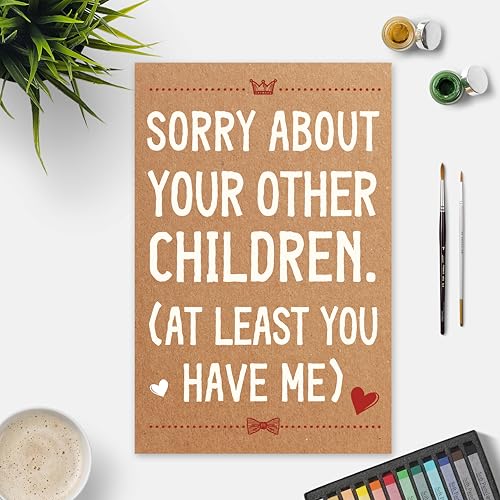 Funny Father's Day Card - Humorous Gift for Dad from Daughter or Son