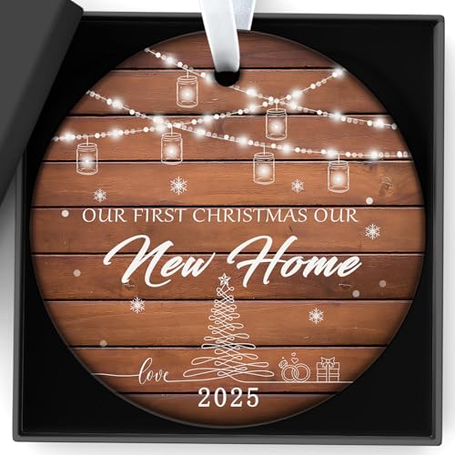 First Christmas in Our New Home 2025 Ceramic Ornament