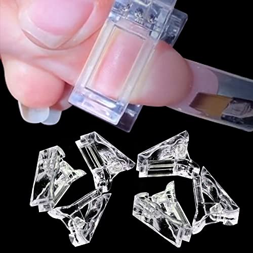 VNC 20 Pcs Polygel Nail Tips Clips - Quick Building Extension Clamps