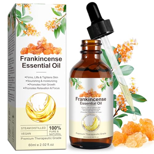 ITSDAWN Frankincense Essential Oil for Face, Hair, and Aromatherapy - 2.02 Fl Oz