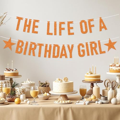 Life of a Birthday Girl Party Decor Banner - Showgirl Theme