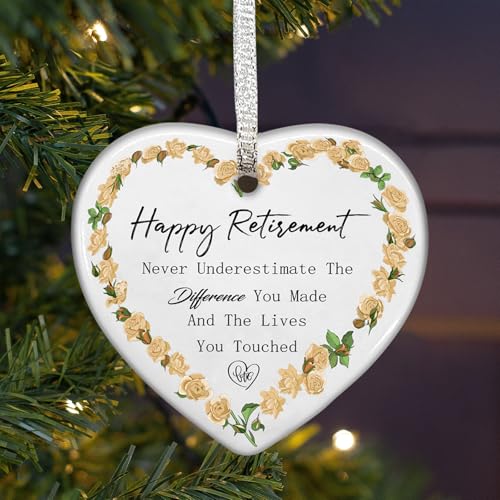 Meaningful Retirement Gift for Women | Ceramic Ornament 2026