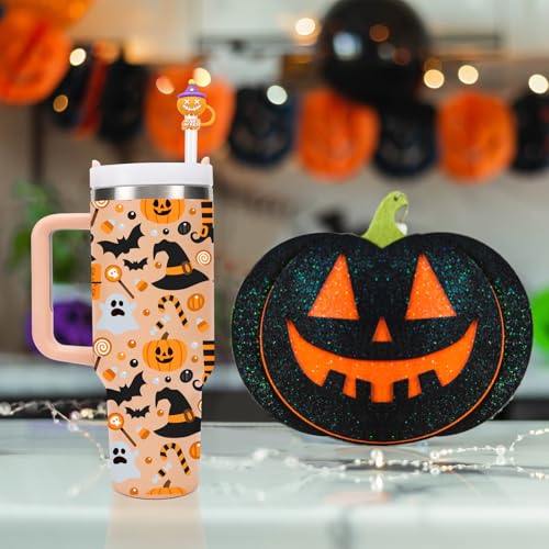 Christmas Halloween Straw Cover Cap Set for Stanley 30 & 40oz - Jack Variation