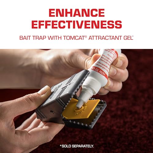 Tomcat Mouse Snap Trap 4-Pack - Effective, No-Touch Disposal