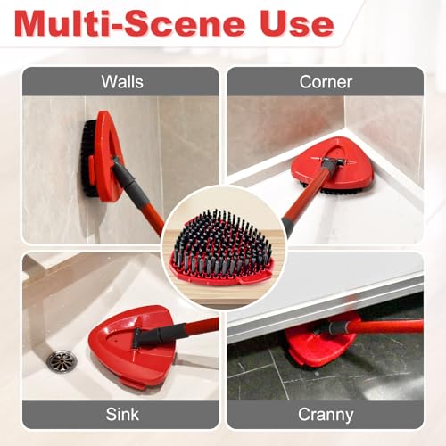 DLAIMI Scrubber Mop Head for O-Cedar EasyWring 1-Tank Spin Mop Attachment