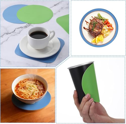 CORYTAO 4-Pack Silicone Jar Openers for Seniors & Arthritis - Non-Slip Grip Pads