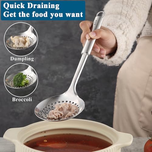 Berglander 2-Piece Stainless Steel Spider Strainer & Skimmer Set