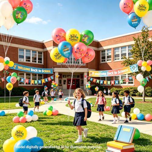 Back to School Balloon Set - 45PCS Classroom Party Decor