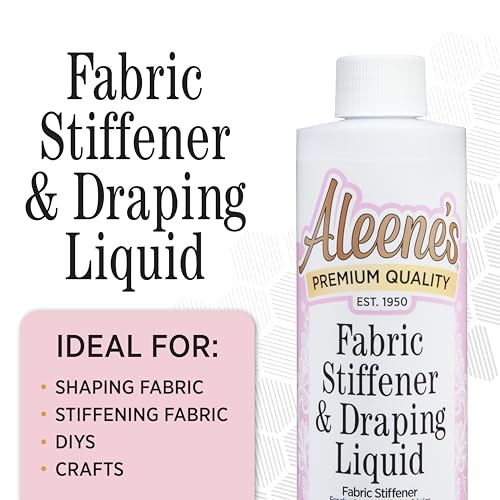 Aleene's Fabric Stiffener - Quick Drying, Nontoxic, 8 oz