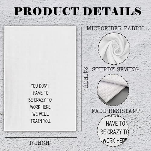Funny Kitchen Towels Sarcastic Gifts for Coworkers Wenzi 1 - 16x24 Inch