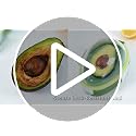 Avocado Saver Container – Green Airtight Storage with Silicone Seal