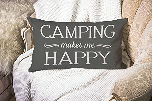 Motivational Quote Pillow Cover - Farmhouse Style 12x20 Inches