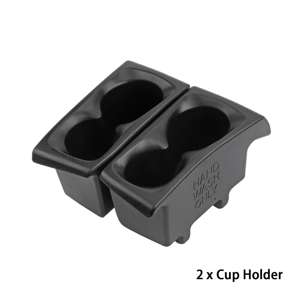 Car Door Cup Holder Insert Compatible with 2019-2024 Dodge Ram 1500 Right & Left Side Foam Door Trim Cup Holder Replaces# 5YK46TX7AC 5YK47TX7AC