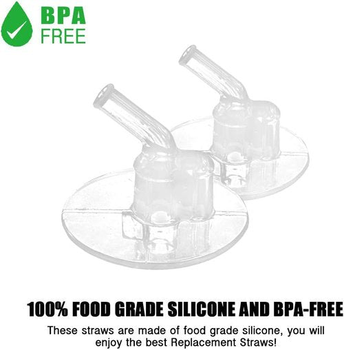 Greant Replacement Straws for Thermos 12oz Bottle - 2 PCS Compatible with F401 & F410 Models