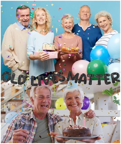Uparea Pre-Strung Glitter Black Retirement Party Banner 6.56 ft