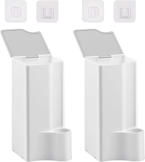 Clorox Toilet Holder - Space-Saving Wall-Mount & Free-Standing Storage for Disposable Pads | 2-Pack