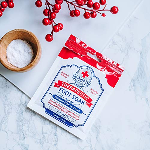 Dr Foot Fix Tea Tree Oil Foot Soak Salt for Sore Feet and Odor Relief