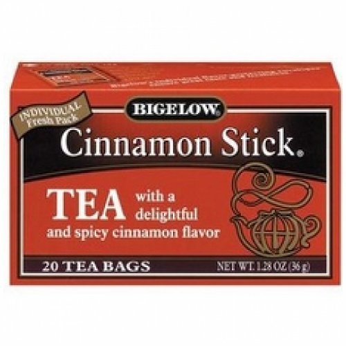 Bigelow Tea Cinnamon Stick 20 Bags Pack of 6 - Warm Spiced Flavor