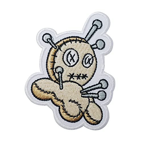 Octory Voodoo Iron-On Embroidered Patch for Jeans & Bags