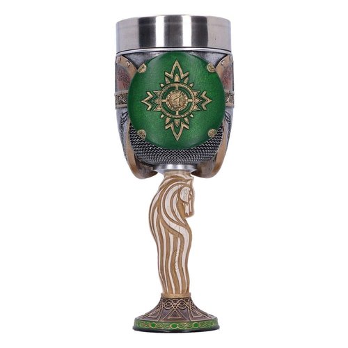 Nemesis Now Lord of the Rings Goblet - Hand-Painted Themed Drinkware, Perfect Collectible for LOTR Fans and Enthusiasts - Rohan