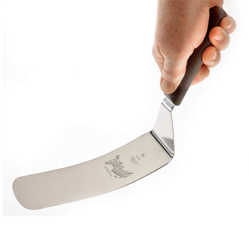 Mercer Culinary Hell's Handle 8-Inch x 3-Inch Turner - Beveled Side Edges