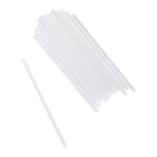AmerCare 5.75 Inch Jumbo Clear Unwrapped Straws, Case of 12,000