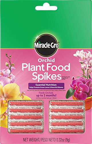 Miracle-Gro Orchid Plant Food Spikes - 10 Fertilizer Sticks for Indoor Orchids