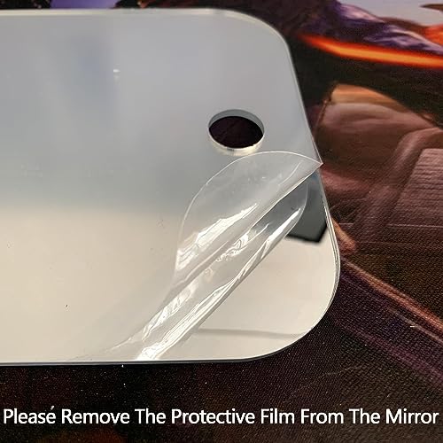 Fogless Shower Mirror for Shaving - 6x4 Inch Shatterproof Handheld Mirror