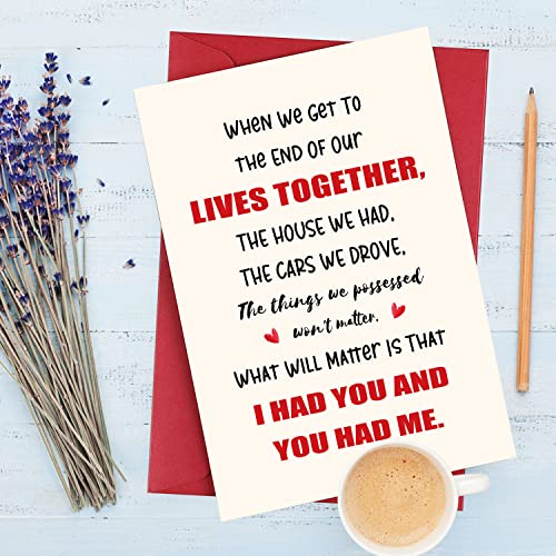 Valentine's Day Card for Wife | Anniversary & Birthday Greeting