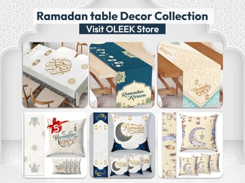 Ramadan Table Runner 70x13in - Velvet Ramadan Decor 2026