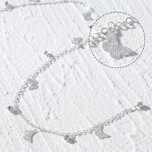 FRESHME Hair Chain Jewelry for Women 4 Pcs Boho Butterfly Hair Charms