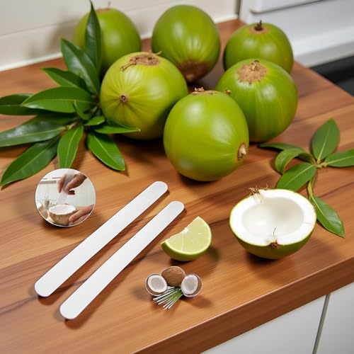 YuanHolumid Coconut Opener & Meat Scraper Set - 2 Pcs