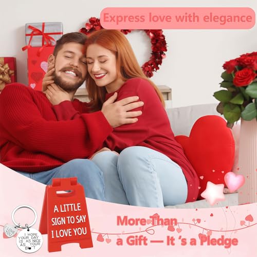 Mini I Love You Sign & Matching Keychain Set Valentine Gift