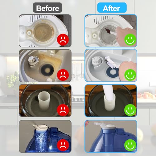 XANGNIER Multicolor Humidifier Cleaning Brush Kit - 8 Pcs