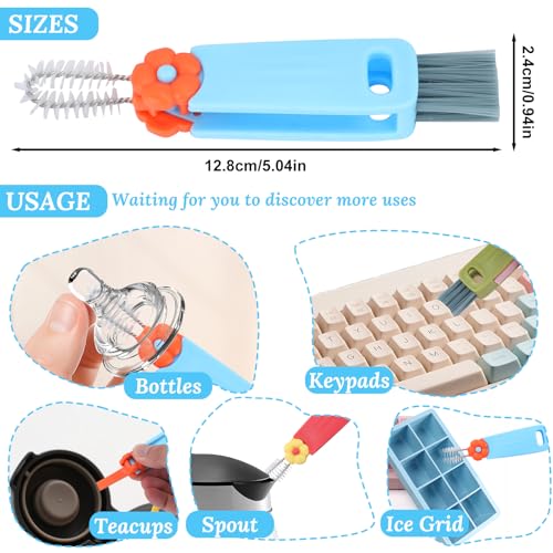 3-in-1 Bottle Brush Set - Multifunctional Cleaning Tools for Baby Bottles