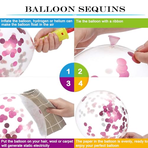 13th Birthday Balloons Kit - Pink & Gold Sweet 13 Party Decorations, 16pcs