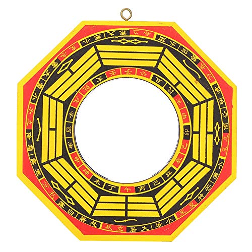Traditional Chinese Feng Shui Bagua Mirror - 6in Convex Concave