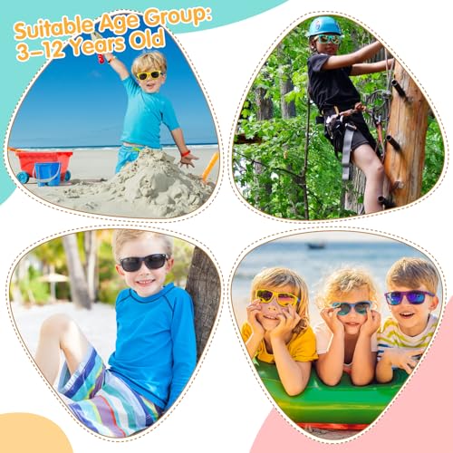 3/6/12/24pcs Kids Sunglasses Set, Toddler Sunglasses, for Outdoor