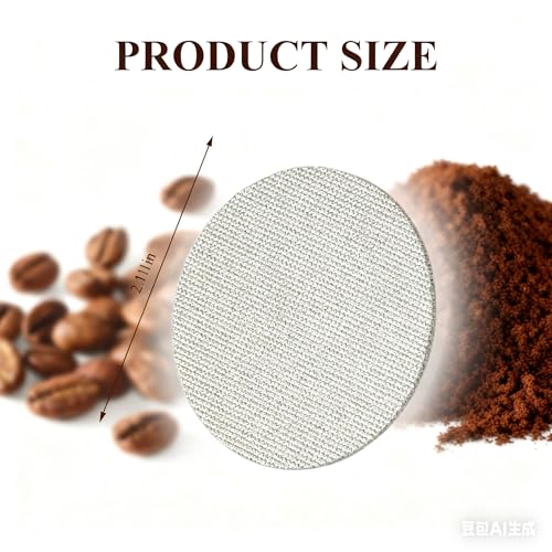 53.5mm Espresso Puck Screen Stainless Steel 150μm Coffee Filter Mesh
