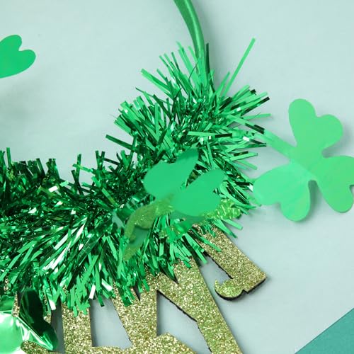 St. Patrick's Day Kiss Me I'm Irish Headband Party Accessory Green