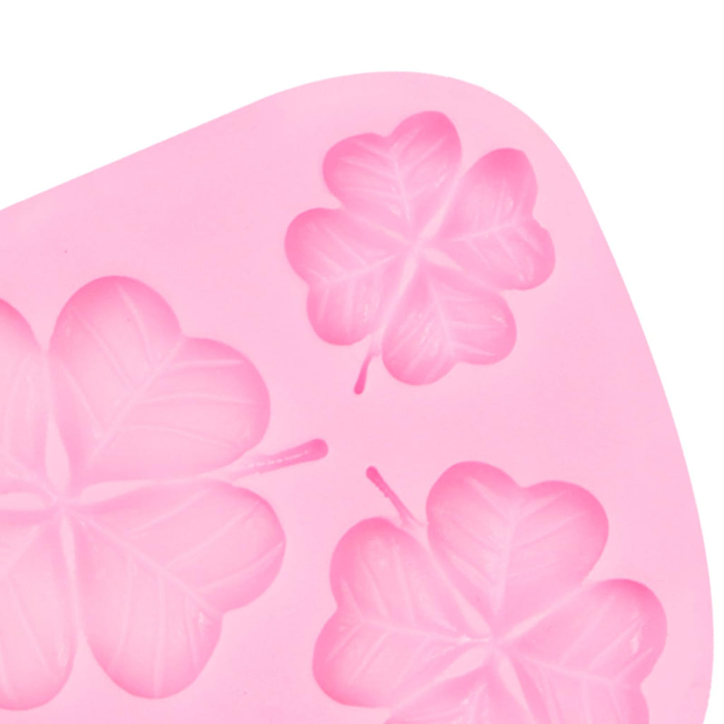5Pcs St. Patrick's Day Silicone Molds, Shamrock Four-Leaf Clover Fondant Molds, Irish Hat Beard Beer Horseshoe Chocolate Baking Molds for Cake Decoration Cupcake Topper Candy Clay Resin