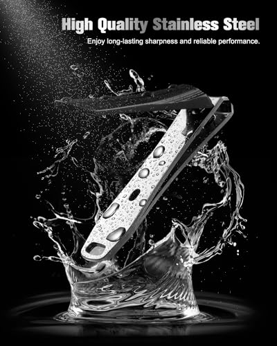 FERYES Stainless Steel Nail Clippers 2-Pack for Thick Nails