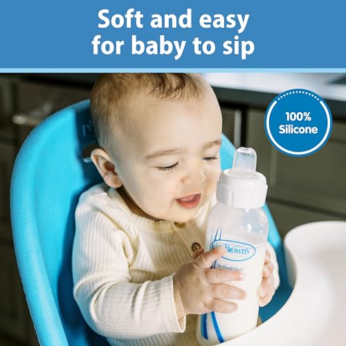 Dr. Brown's Options+ Narrow Sippy Spouts, 4-Pack - Soft Silicone 6m+