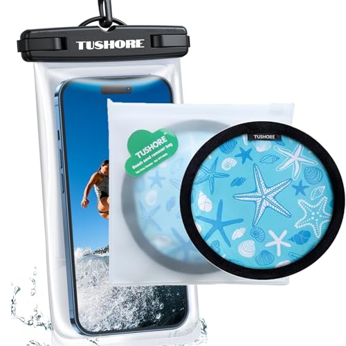 2-in-1 Sand Remover & Waterproof Phone Pouch for Beach