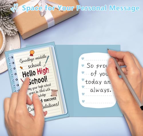 8th Grade Graduation Card - Goodbye Middle School, Hello High School