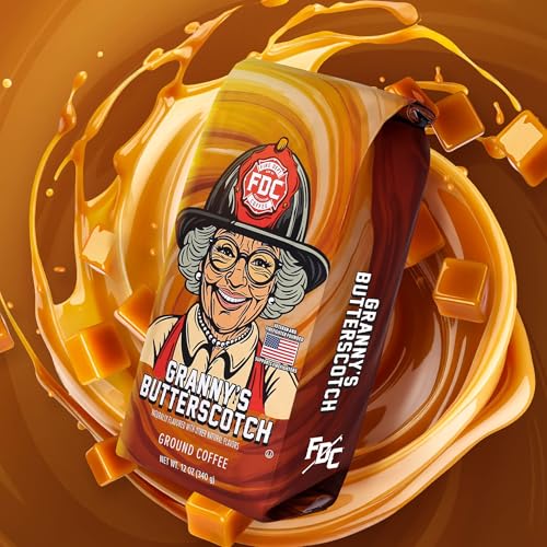 Granny's Butterscotch Whole Bean Coffee - 12oz | Fire Department Coffee