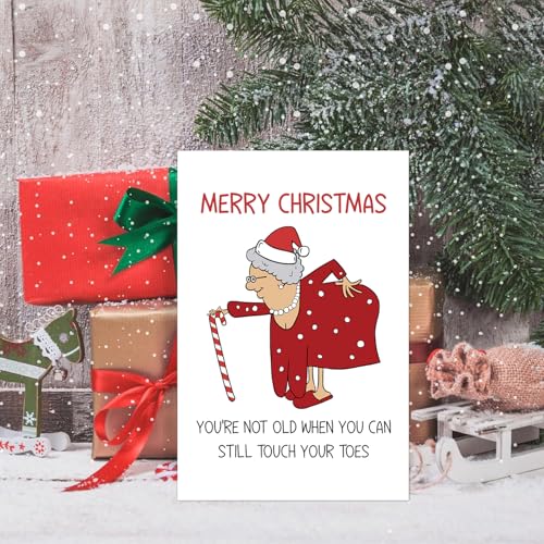Funny Christmas Card for Women - Humorous Holiday Greeting