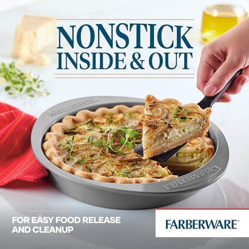 Farberware 9-Inch Round Nonstick Cake Pan - Gray